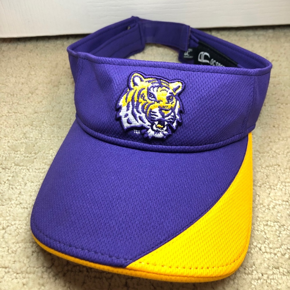 LSU visor hat